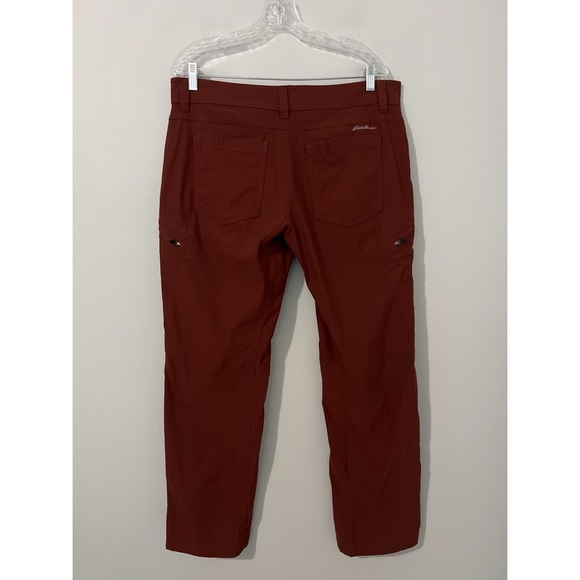 Eddie Bauer First Ascent Pants Men’s 35x31 Red Guide Pro Hiking Performance - Picture 4 of 14